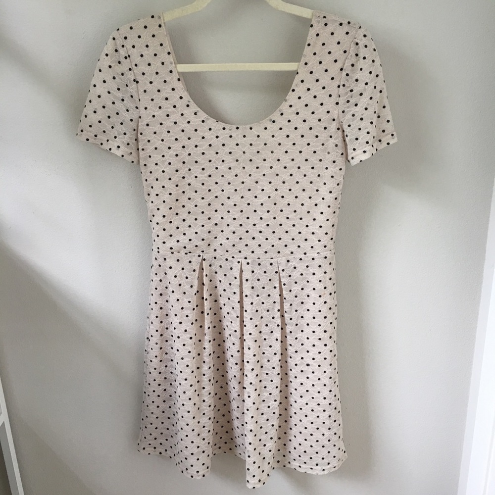 Urban Outfitters Polka Dot Lace Dress